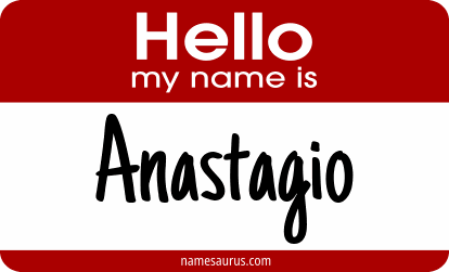 Hello my name is Anastagio png download