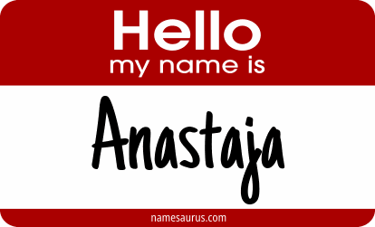 Hello my name is Anastaja png download