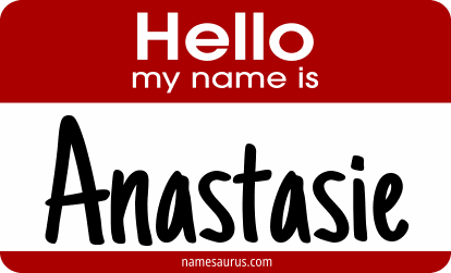 Hello my name is Anastasie png download
