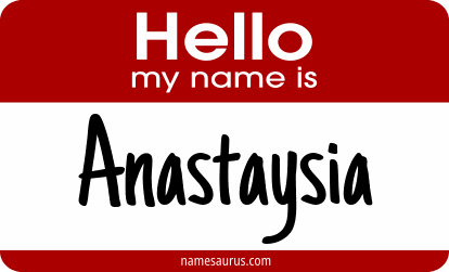 Hello my name is Anastaysia png download