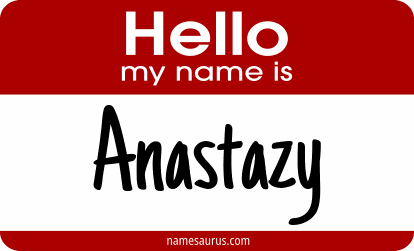 Hello my name is Anastazy png download