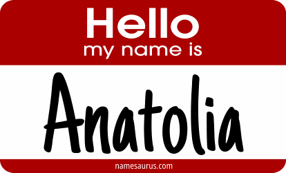 Hello my name is Anatolia png download