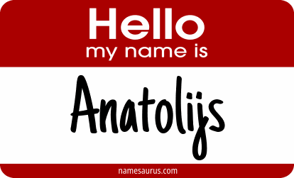 Hello my name is Anatolijs png download