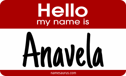 Hello my name is Anavela png download
