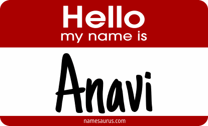 Hello my name is Anavi png download