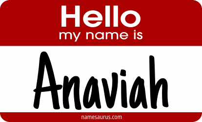 Hello my name is Anaviah png download