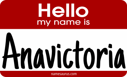 Hello my name is Anavictoria png download