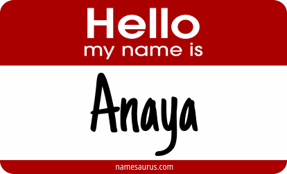 Hello my name is Anaya png download
