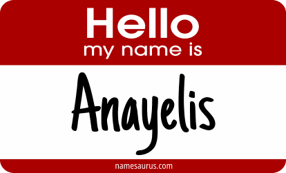 Hello my name is Anayelis png download