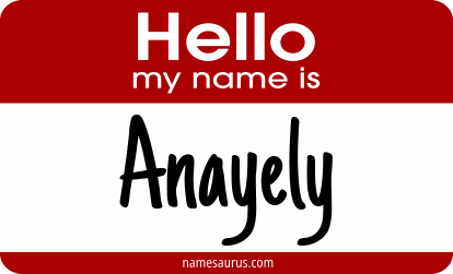 Hello my name is Anayely png download