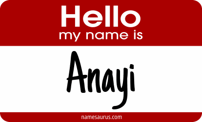 Hello my name is Anayi png download