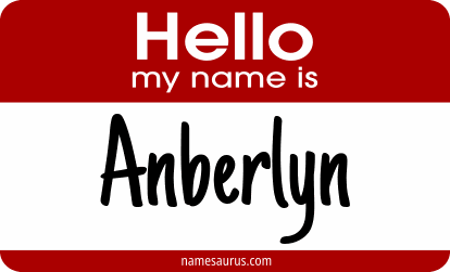 Hello my name is Anberlyn png download