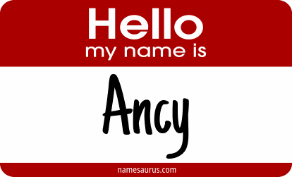 Hello my name is Ancy png download