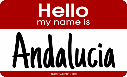Hello my name is Andalucia png download