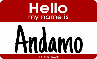 Hello my name is Andamo png download