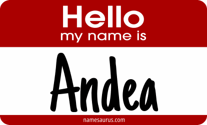 Hello my name is Andea png download