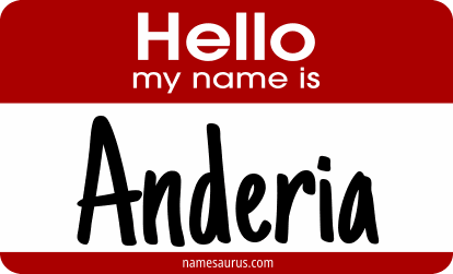 Hello my name is Anderia png download
