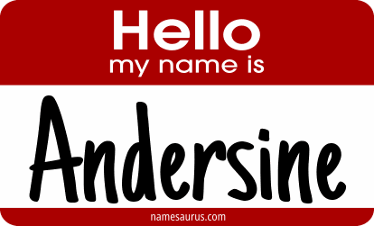 Hello my name is Andersine png download