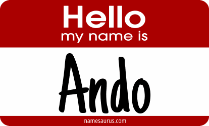 Hello my name is Ando png download