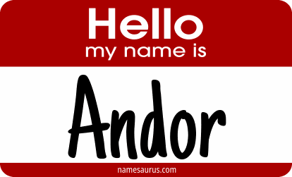 Hello my name is Andor png download
