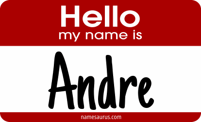 Hello my name is Andre png download