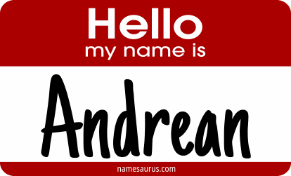 Hello my name is Andrean png download