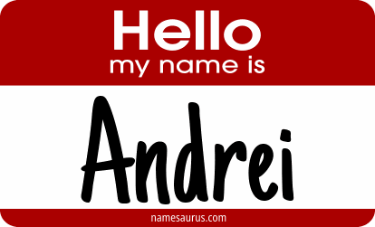 Hello my name is Andrei png download