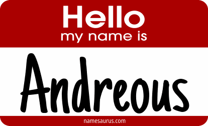 Hello my name is Andreous png download