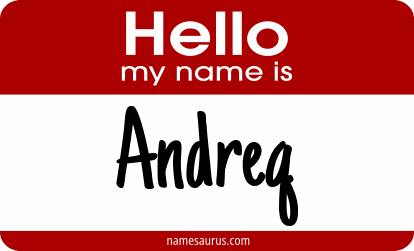 Hello my name is Andreq png download