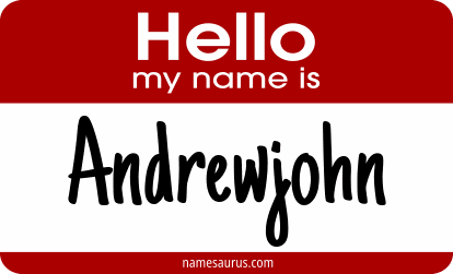 Hello my name is Andrewjohn png download