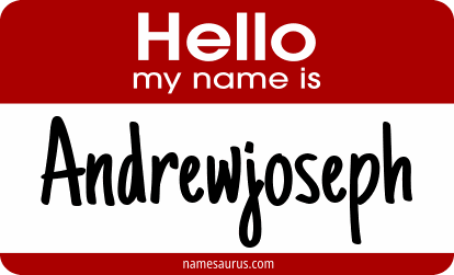 Hello my name is Andrewjoseph png download