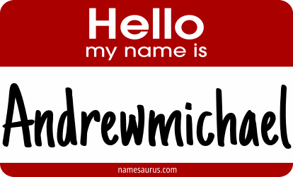 Hello my name is Andrewmichael png download