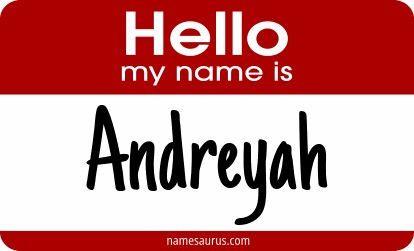 Hello my name is Andreyah png download