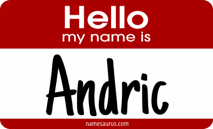 Hello my name is Andric png download