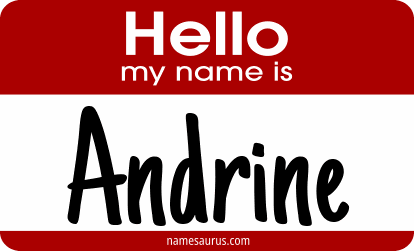 Hello my name is Andrine png download