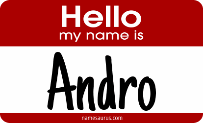 Hello my name is Andro png download