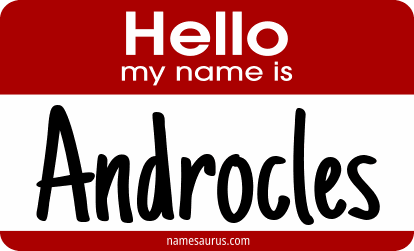 Hello my name is Androcles png download