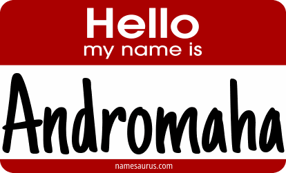 Hello my name is Andromaha png download