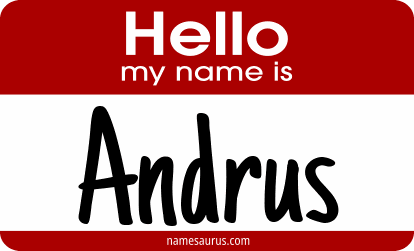 Hello my name is Andrus png download