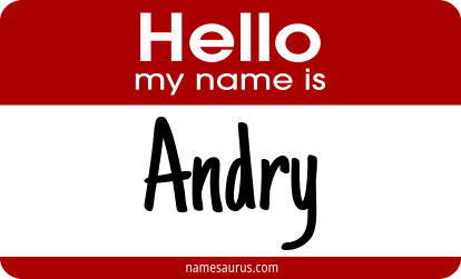 Hello my name is Andry png download