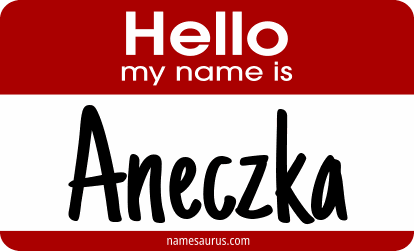 Hello my name is Aneczka png download