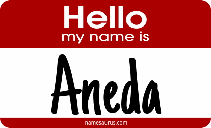 Hello my name is Aneda png download