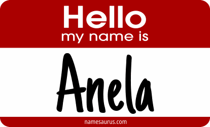 Hello my name is Anela png download