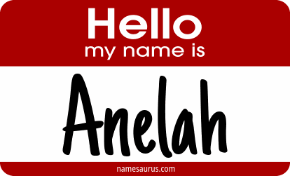 Hello my name is Anelah png download