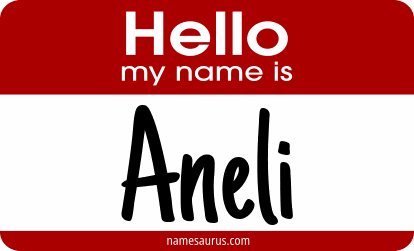 Hello my name is Aneli png download