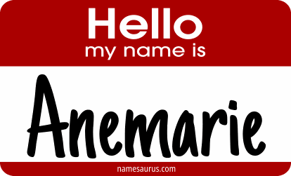 Hello my name is Anemarie png download