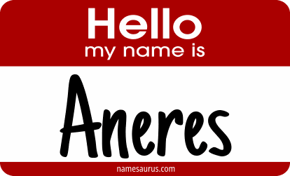 Hello my name is Aneres png download