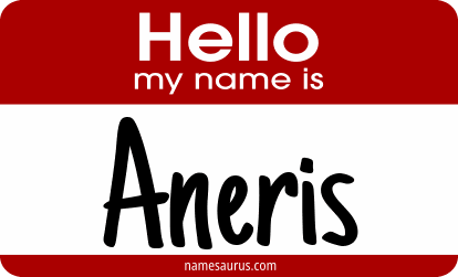 Hello my name is Aneris png download