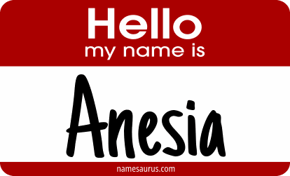 Hello my name is Anesia png download