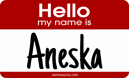 Hello my name is Aneska png download